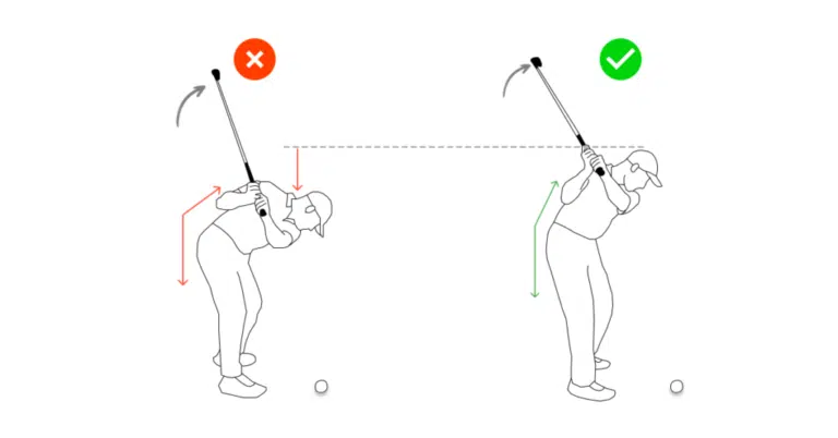 Head Dip In Golf Backswing