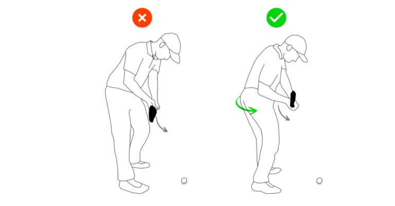 Lack Of Hip Rotation In The Downswing