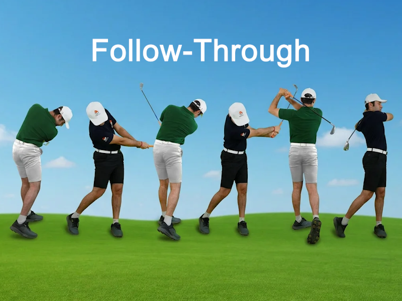 Follow-through phase in Golf Swing